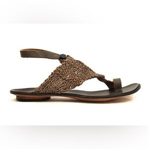 Cydwoq Dive Crochet Leather Sandals